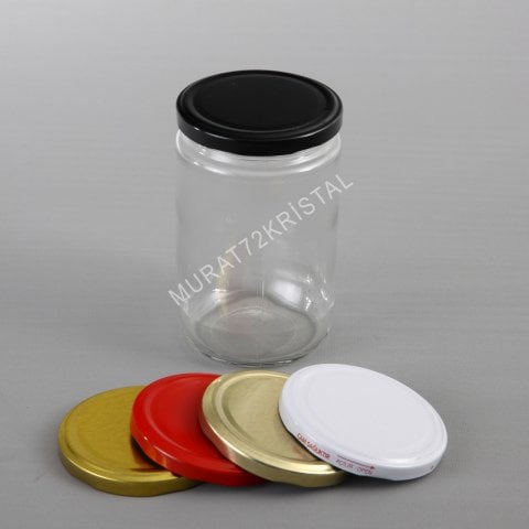 660cc 25 Adet Cam Konserve Kavanozu Kapaklı