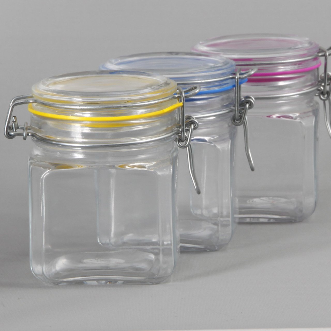 Paşabahçe 3  Adet Telli Cam Kavanoz 750cc