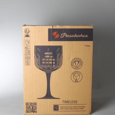 Timesless 440237 12 Adet Ayaklı Dekorlu Kadeh