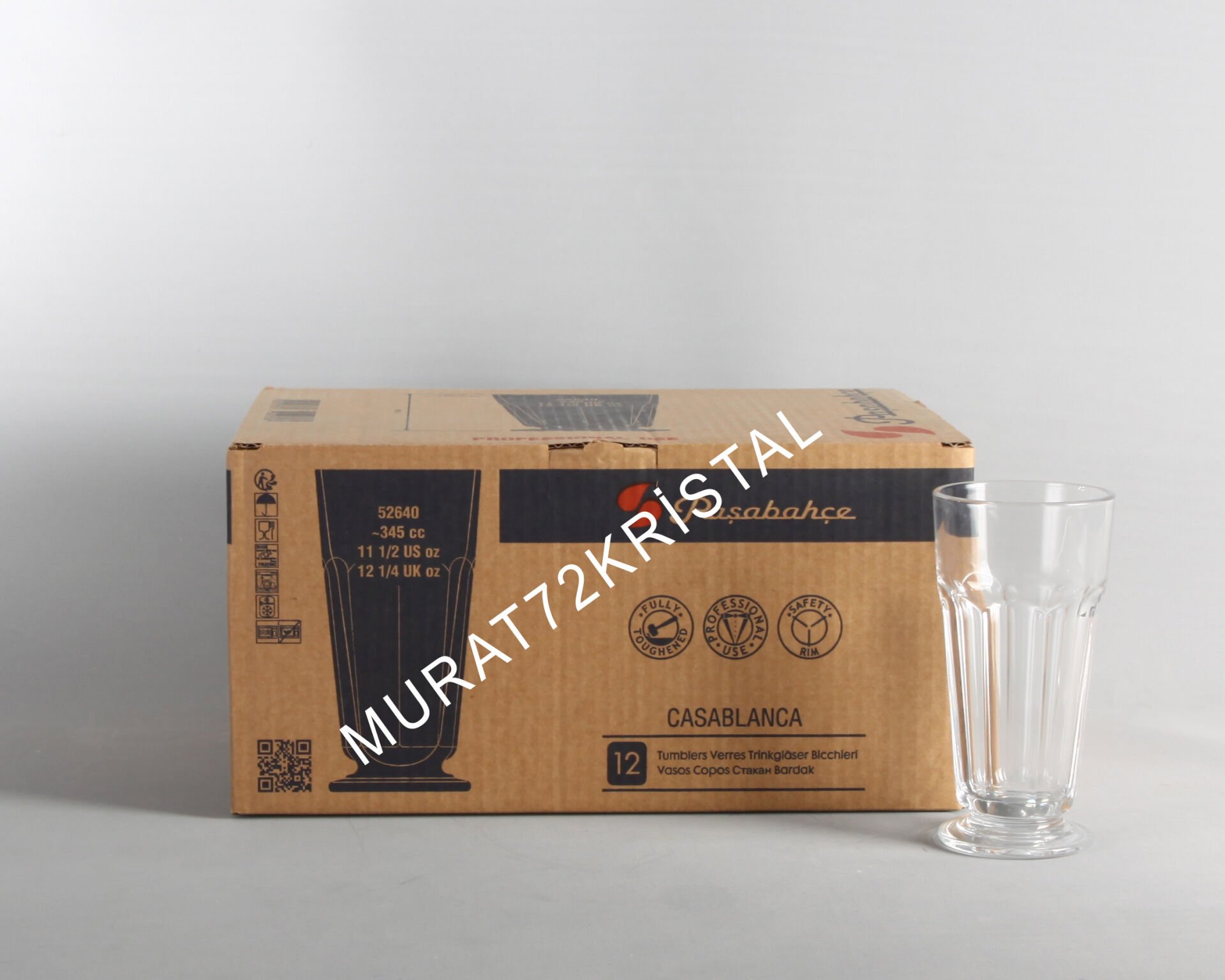 52640 Casablanca Milkshake Bardak 12 Adet