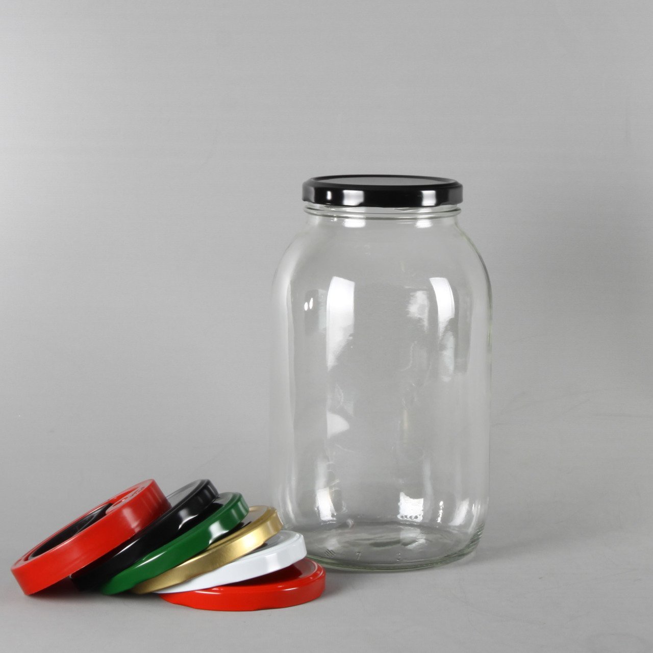 3000cc 11 Adet Kapaklı Cam Kavanoz