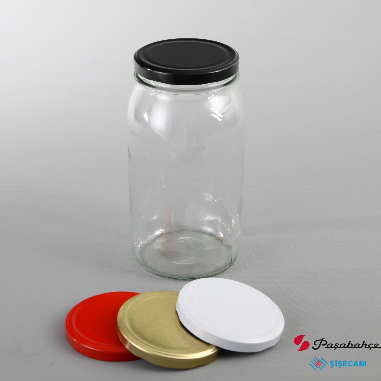 2000cc 15 Adet Kapaklı Cam Kavanoz