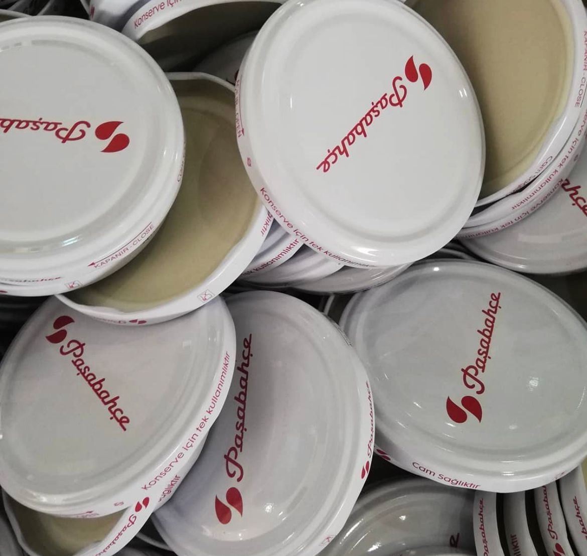 Paşabahçe Yazılı Konserve Kapak 700  Adet