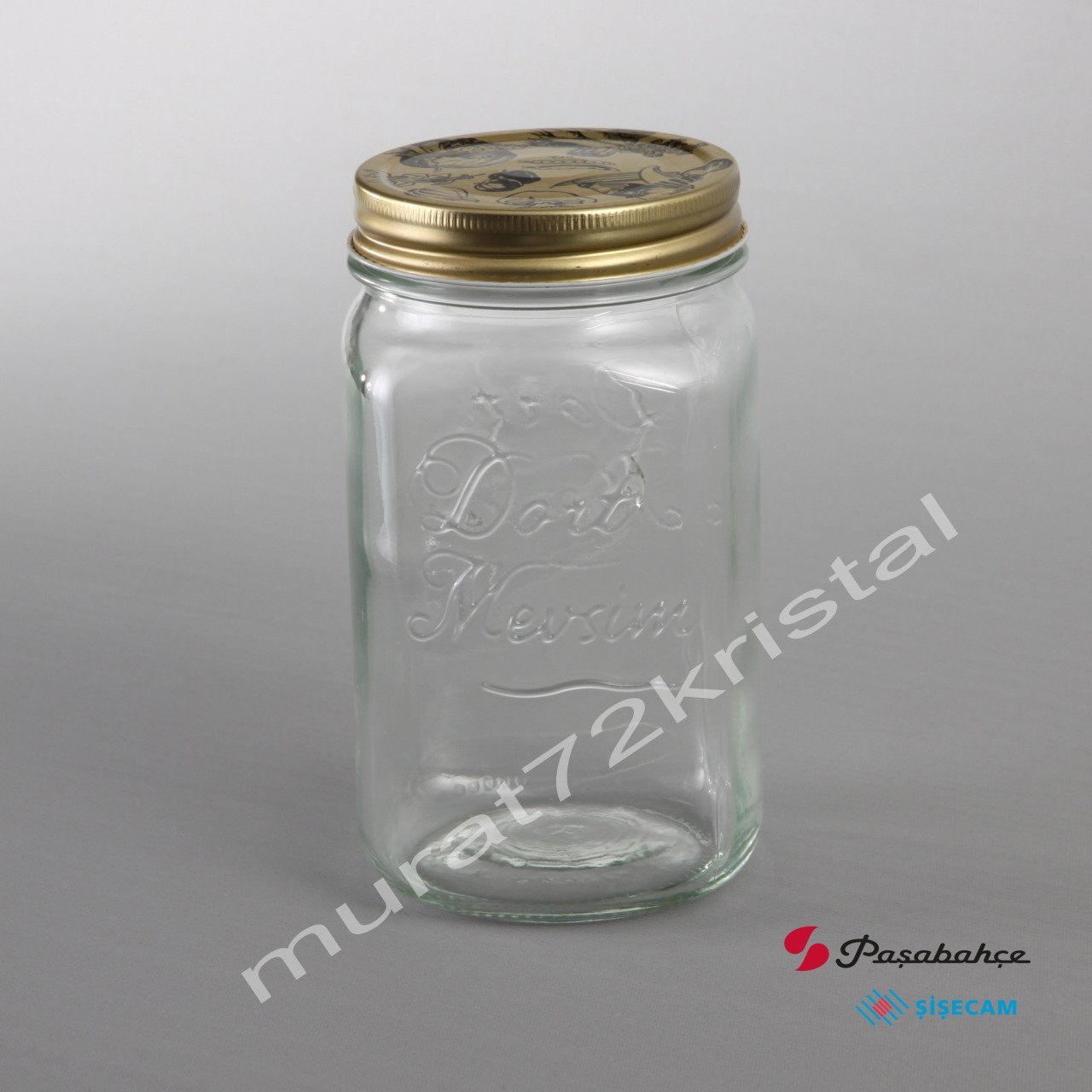 1000cc 16 Adet Kapaklı Dört Mevsim Cam Kavanoz