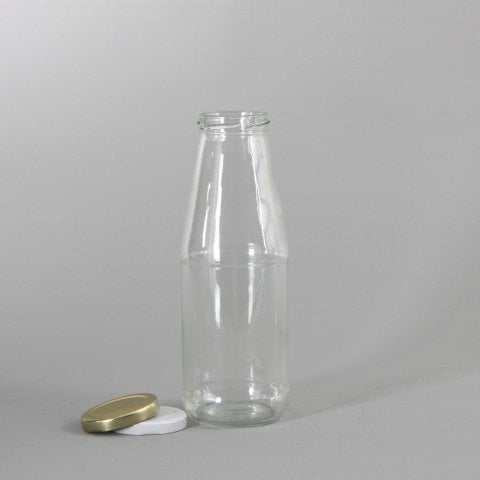 720cc 35 Adet Kapaklı Cam Şişe