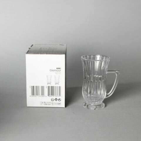 Glamour Kristal Kulplu Çay Bardak-2 li 68001
