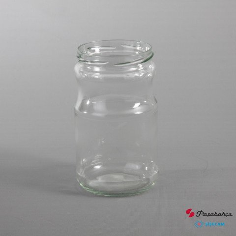 720cc 48 Adet Kapaklı Boğumlu Cam Kavanoz