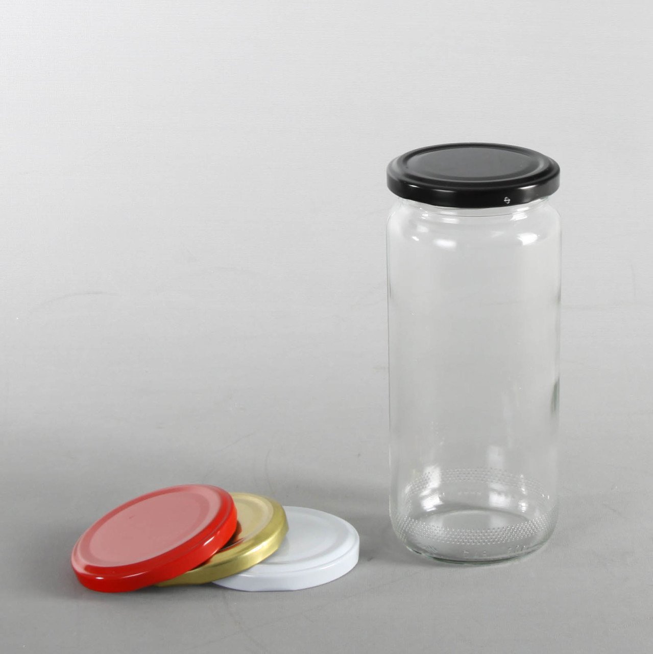 500 cc Boru Kapaklı Cam Kavanoz 96 Adet