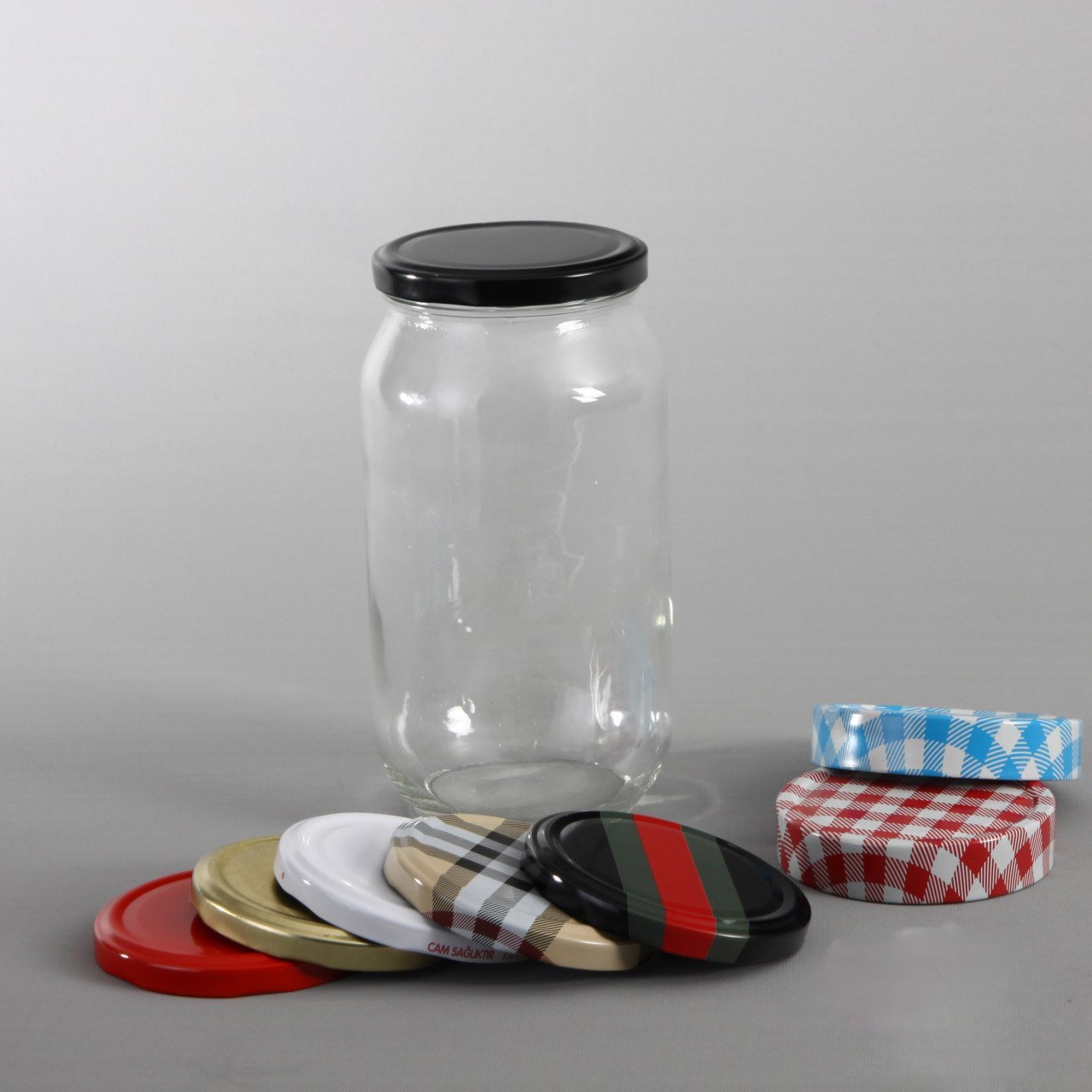 1000cc 20 Adet  Cam Konserve Kavanozu