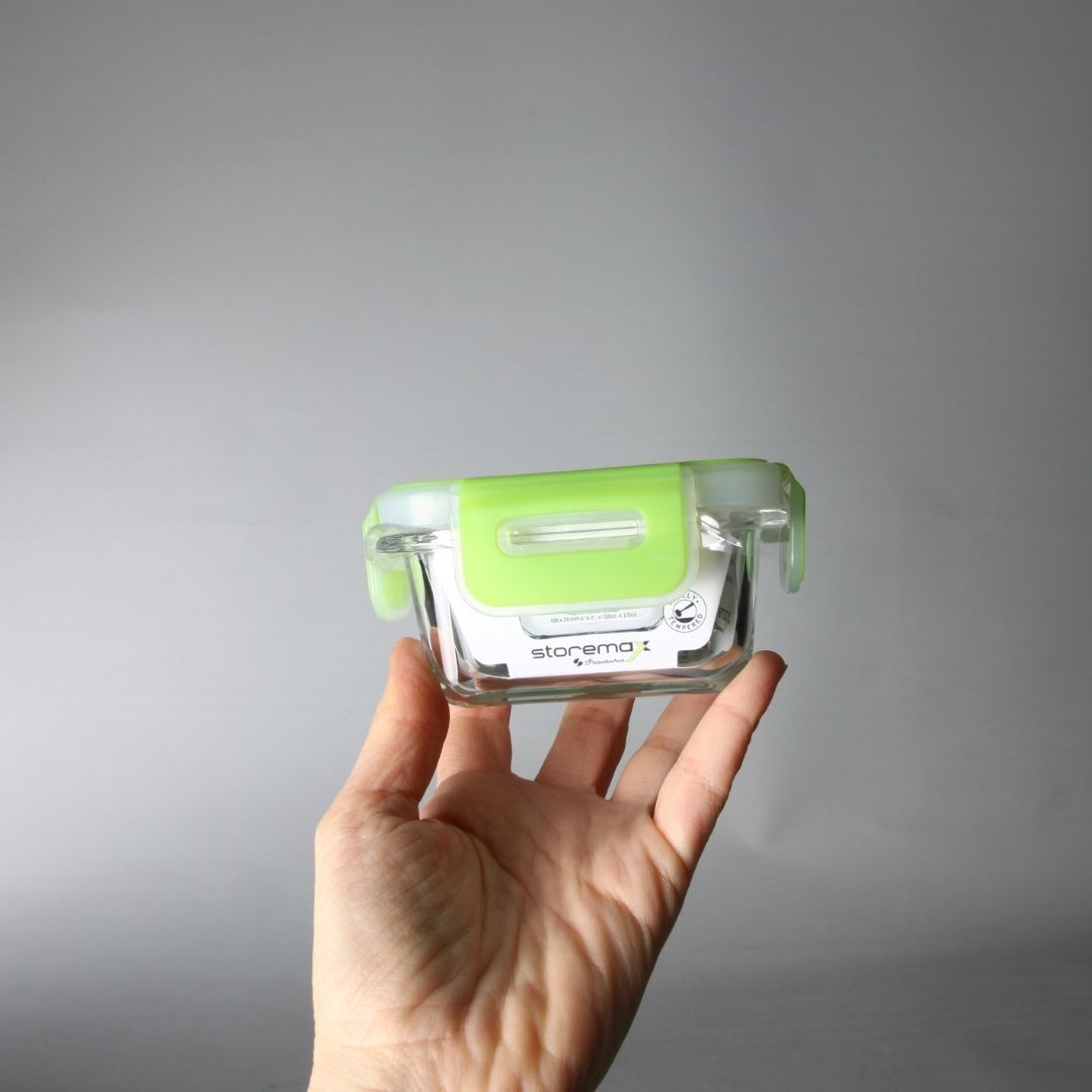 Küçük Cam Kapaklı Borcam 1 Adet