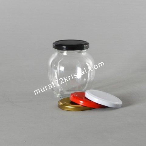 370 Cc Yumurta Kavanoz 90 Adet Kapaklı ( Numune, Düğün, Nişan, Hediyelik, Reçel, Bal, Pekmez İçin )