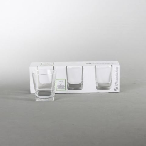 Carre Bardak 12 Adet