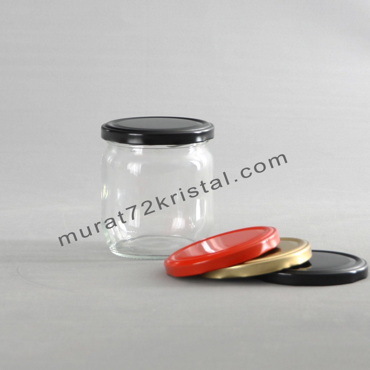 425cc 50 Adet Kapaklı Cam Konserve Kavanozu