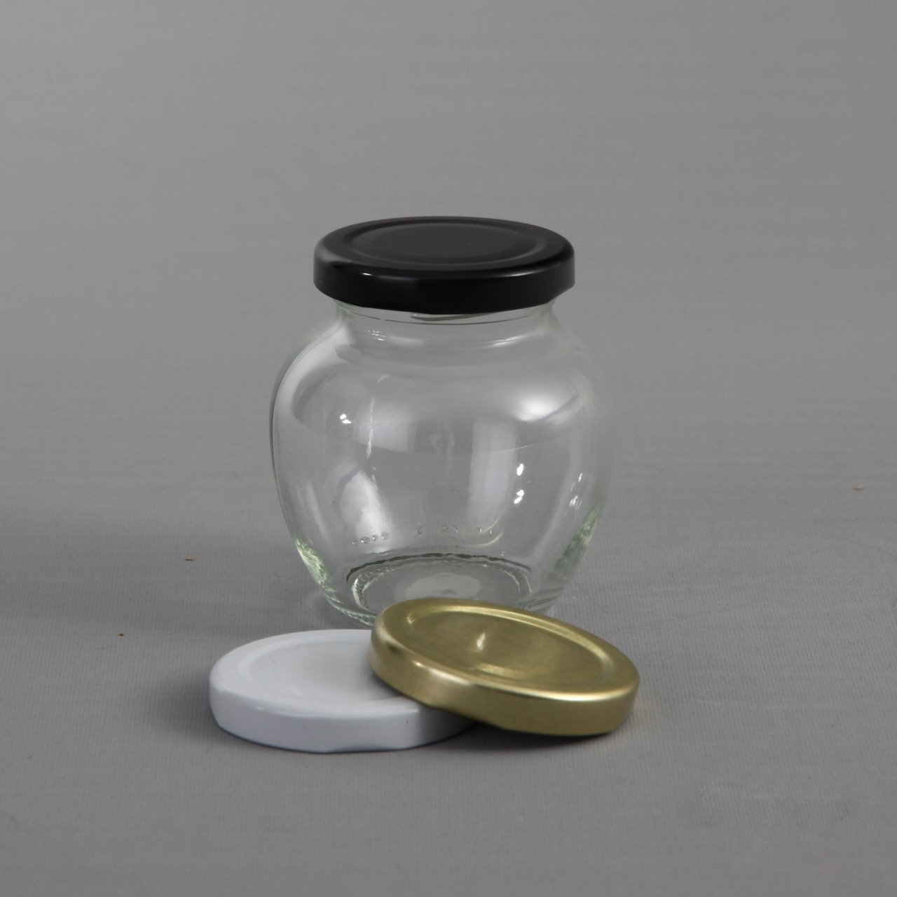 210cc 126 Adet Kapaklı Yumurta Cam Kavanoz