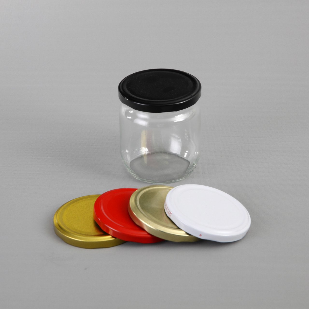 210cc 150 adet kapaklı Cam Kavanoz