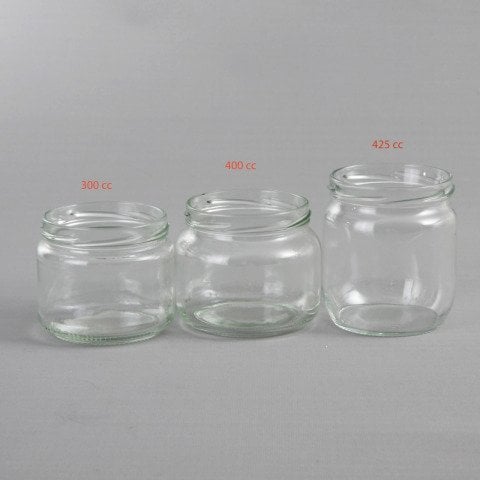 Kapaksız !!! 300cc (330cc) 120 Adet Kapaksız Cam Kavanoz(tatlı kavanozu)