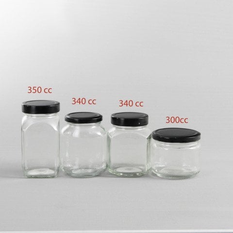 Kapaksız !!! 300cc (330cc) 120 Adet Kapaksız Cam Kavanoz(tatlı kavanozu)