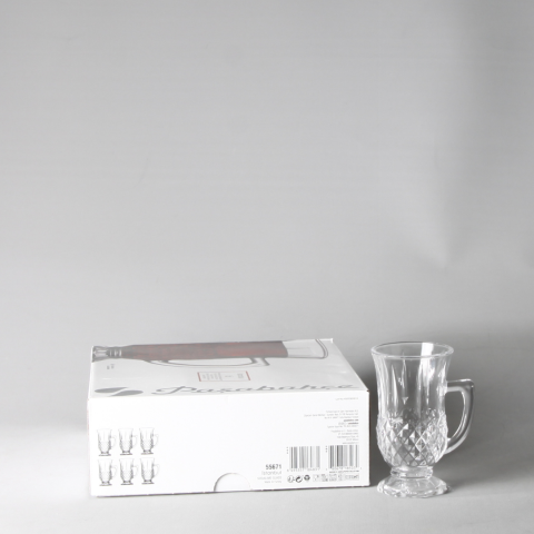 Paşabahçe İstanbul Kulplu Cam Bardak 12Adet 55671