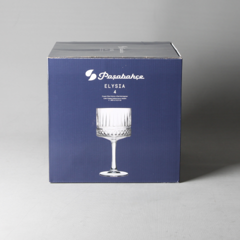 Elysia Büyük Kadeh 4 Adet , Mumluk Şamdan ve Kokteyl Kadeh 440437 500cc