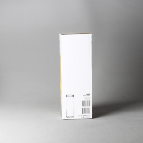 98666 Landmark Cam Kapaklı Dikdörtgen Kavanoz-51 ADET