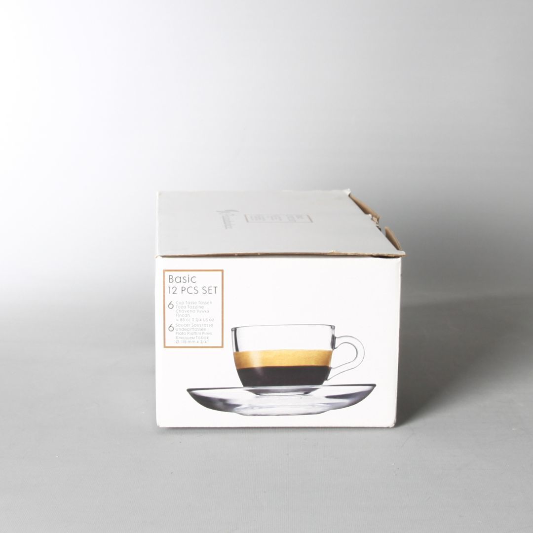 97984 Basik Kahve Fincanı Takımı 12 Fincan 12 Tabak