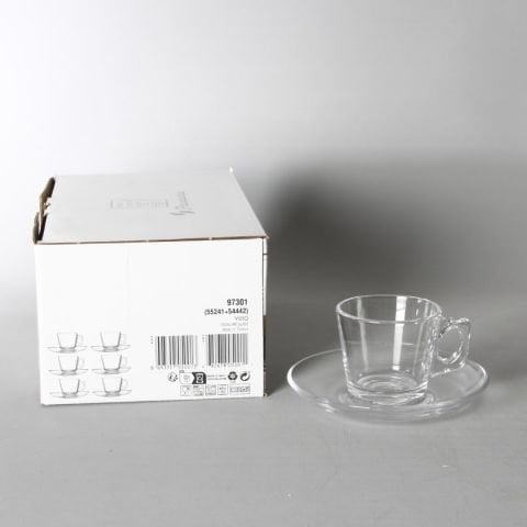 97301 Vela Kahve Espresso Fincan Takımı 12 Fincan 12 Tabak