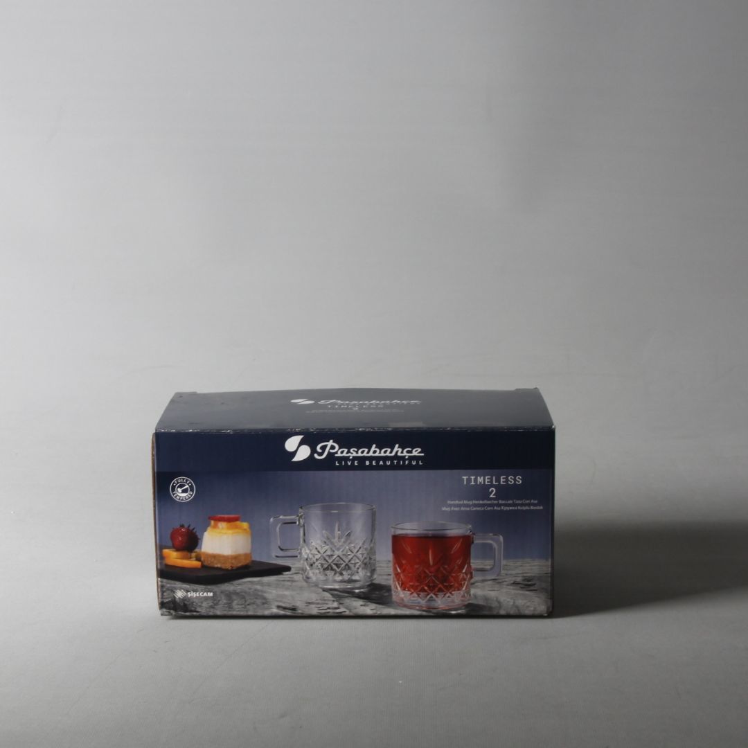Timeless Kulplu Çay Bardak - Paşabahçe - 55452 195cc-12 Adet