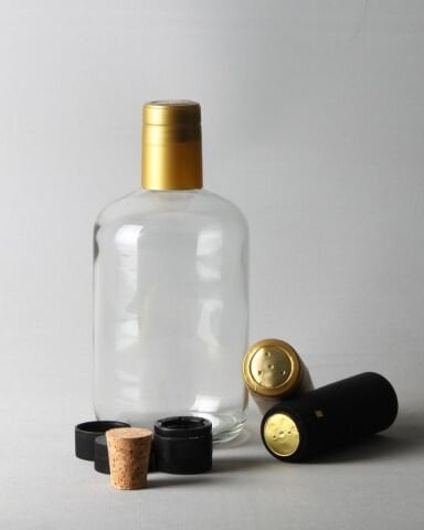 1000cc Tombul Şişe 20 Adet Kapaklı