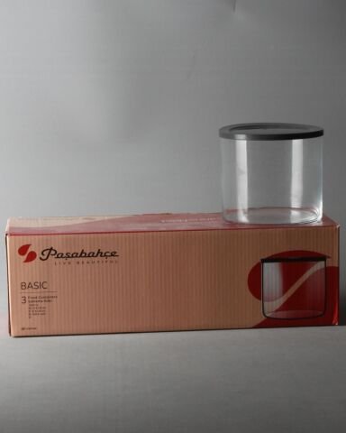 Basic Cam Saklama Kabı-10cm Çaplı Cam Bardak - Mum Bardak 24 Adet