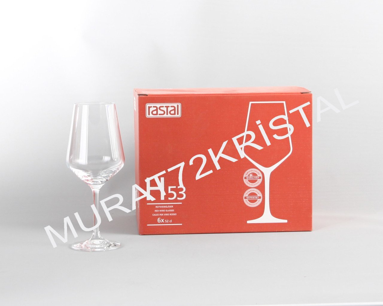 RASTAL KRİSTAL SARAP KADEHİ- 12 Adet