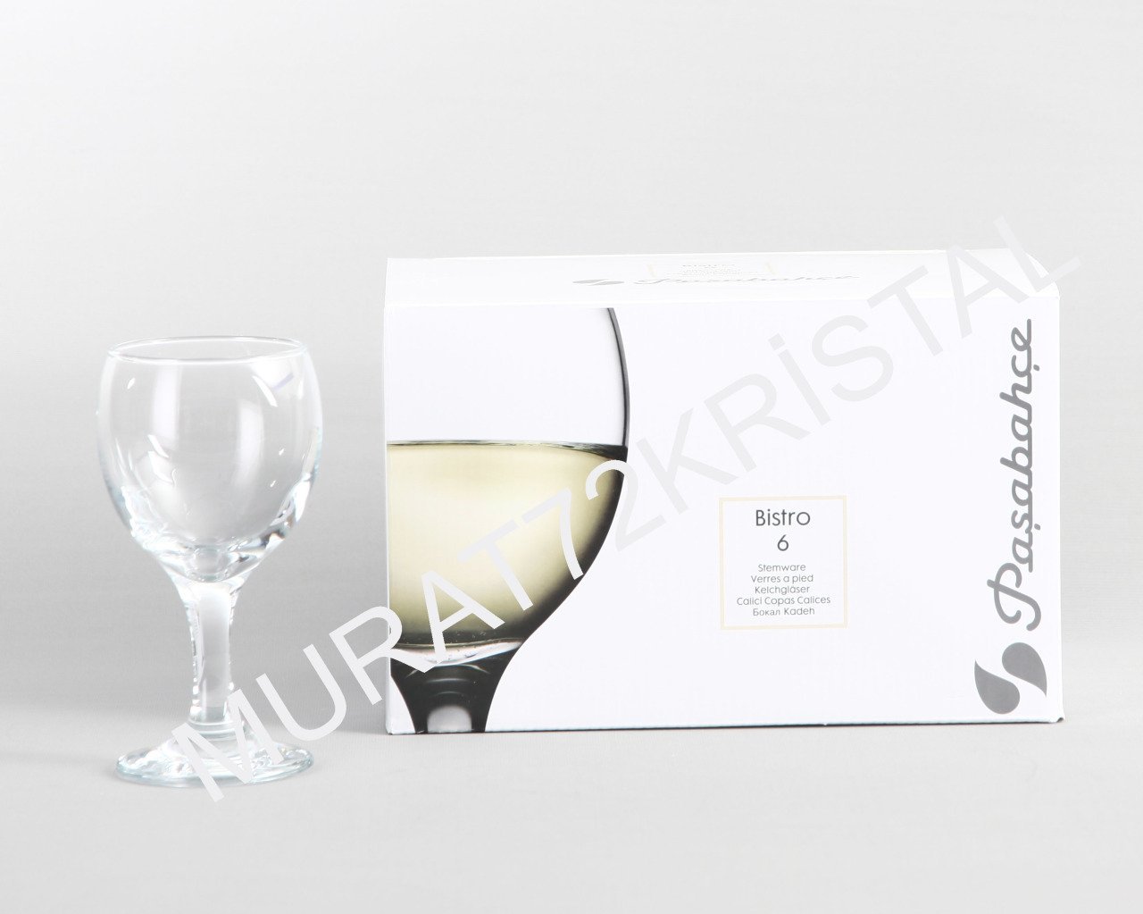 Paşabahçe Bistro Ayaklı Bardak - 12 Adet-44415