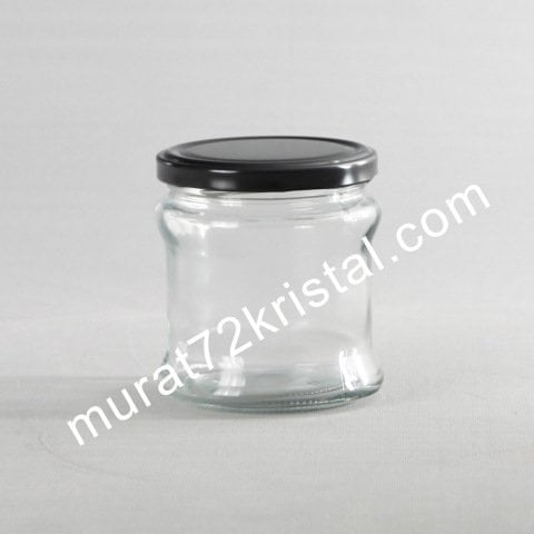 380cc Boğumlu Kavanoz  kapaklı-90 Adet