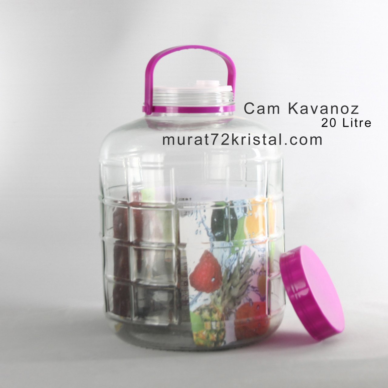 20 Litrelik Büyük Cam Kavanoz