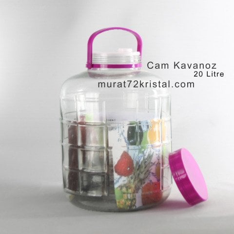 20 Litrelik Büyük Cam Kavanoz