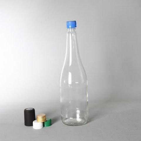 1 Litre 30 Adet Cam Şişe Plastik Kapaklı Emniyet Kilitli