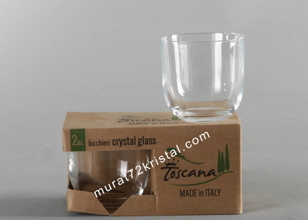 İtalyan Kristal Sade Bardak-48 Adet 286cc