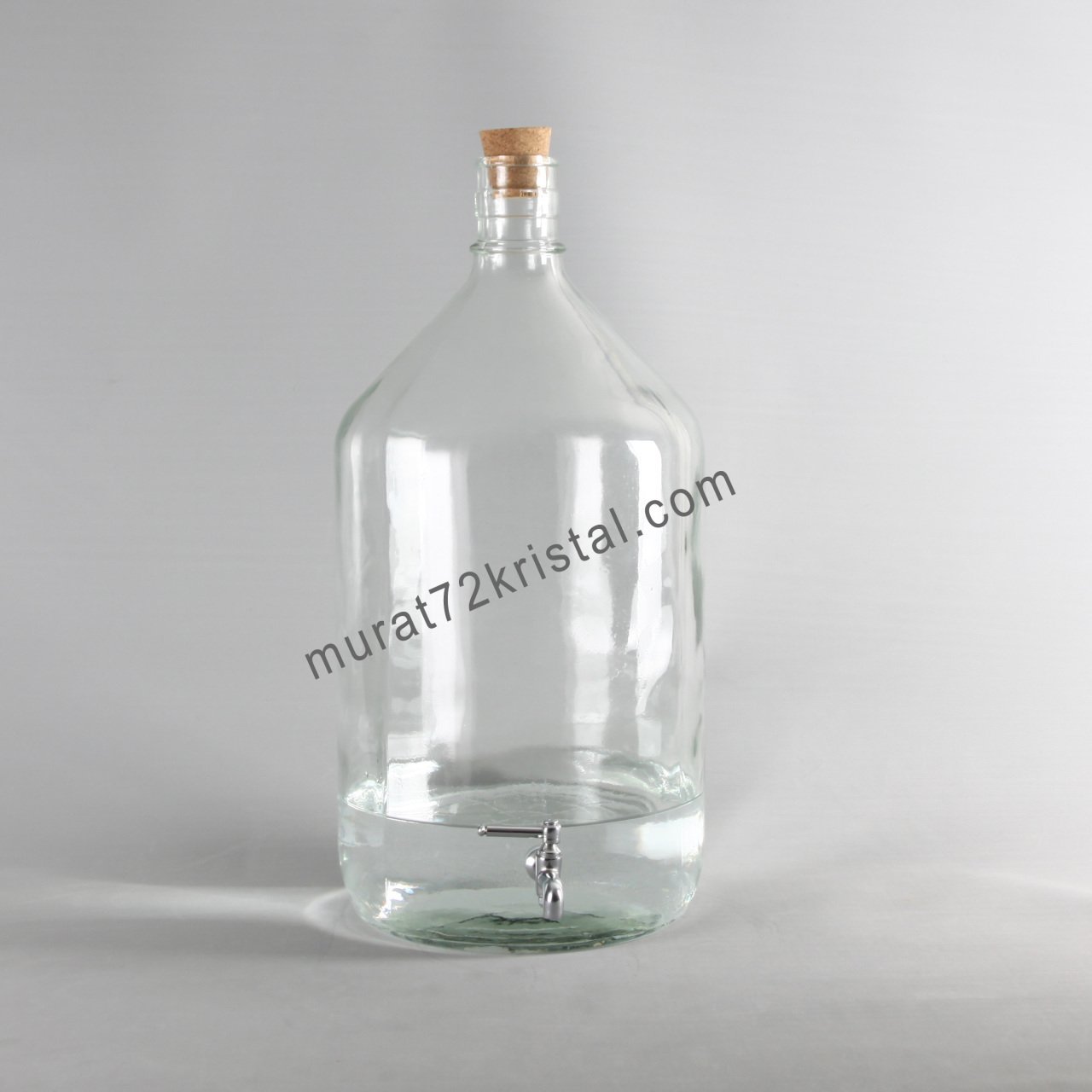 15 Litre Musluklu Cam Damacana Sadece Mağazada