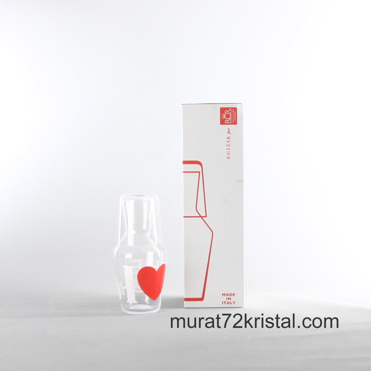 El Yapımı Kalpli Sürahi-RCR _İtalyan