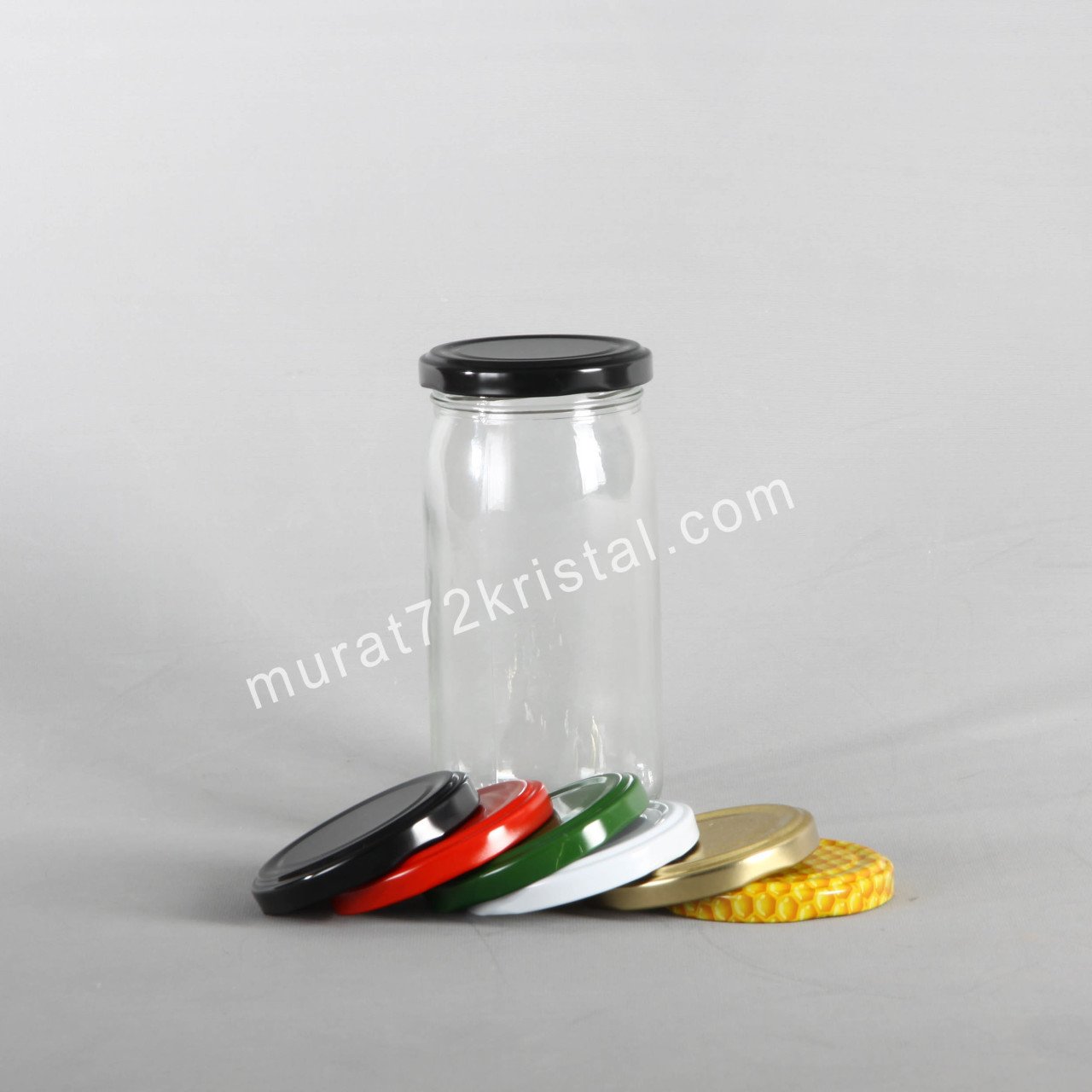 370cc Boru Kavanoz 112 Adet Kapaklı