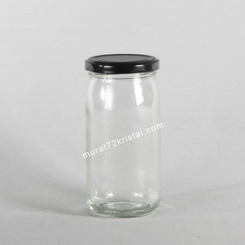 370cc Boru Kavanoz 112 Adet Kapaklı