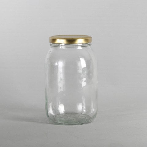 2 Litre 100mm Ağız Çaplı Kavanoz 12 Adet
