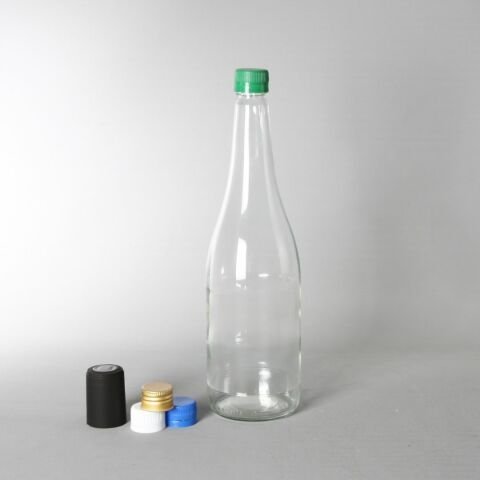 1 litre 30 Adet Kapuşon ve EmniyetKilitli Kapaklı CamŞişe