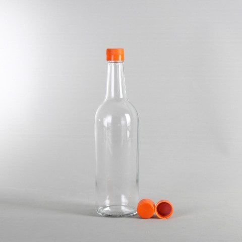 750cc Düz Cam Şişe 35 Adet