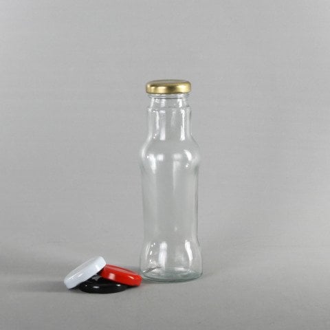 250cc Konserve Kapaklı 70 Adet Cam Şişe