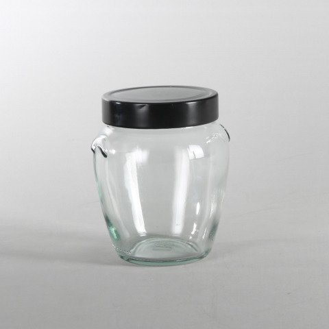 580cc Derin Etek Kapaklı 82mm Çaplı Kavanoz 48 Adet