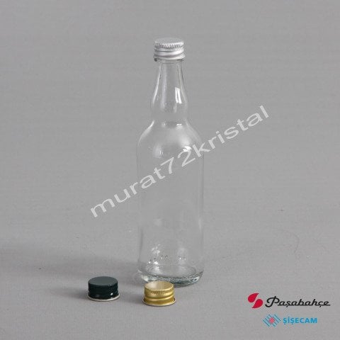 100cc 100 Adet Kapaklı Cam Şişe