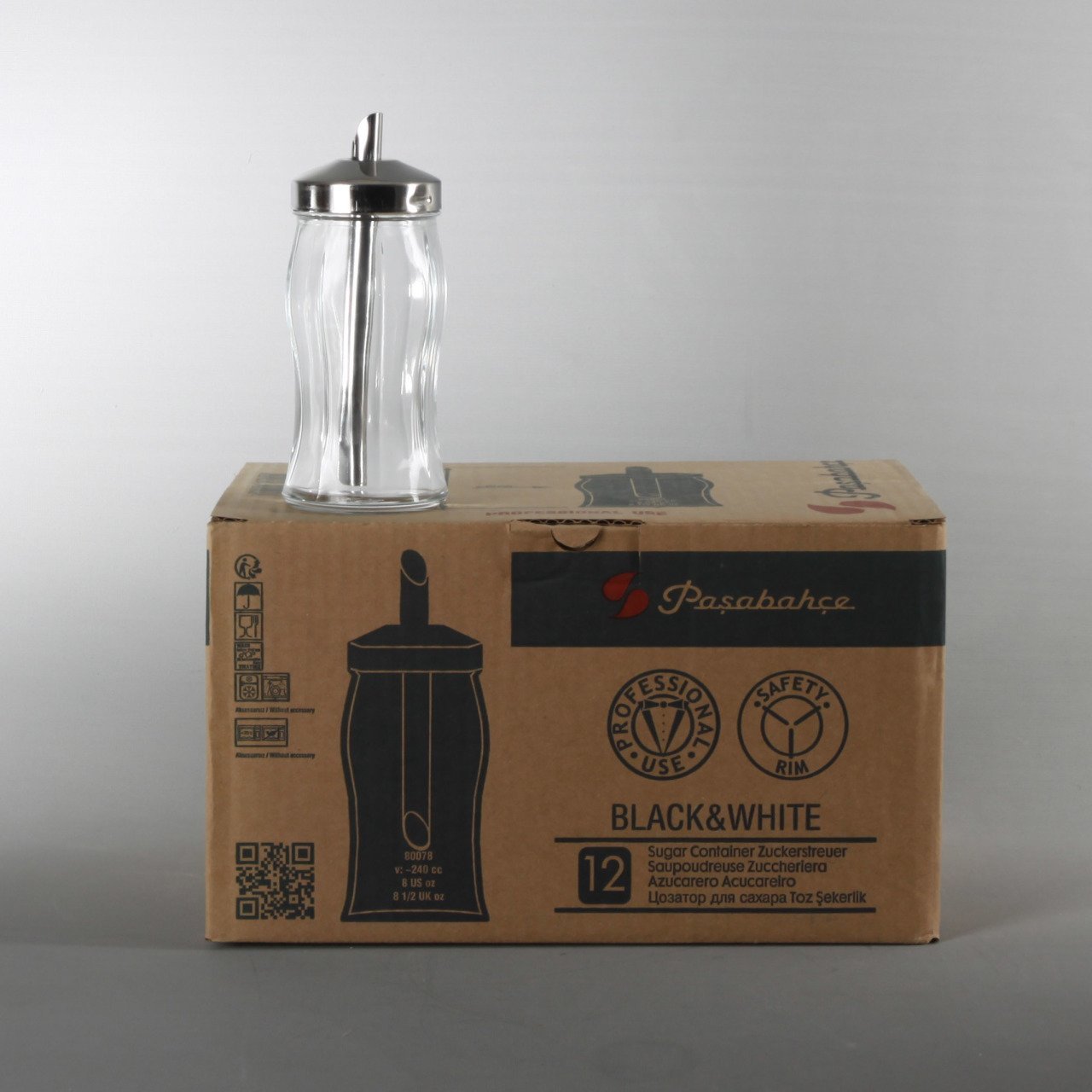 Toz Şekerlik 12 Adet   80078 240cc