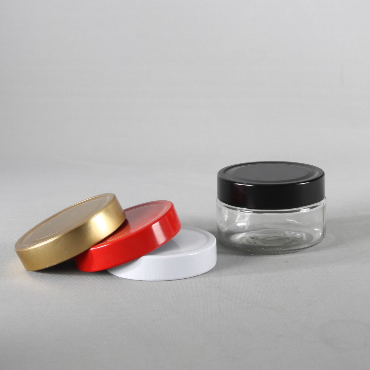 230cc Derin Etek Kapaklı 150 Adet Kavanoz