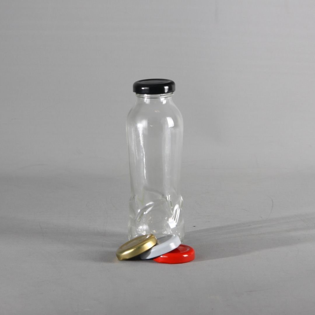 250cc 70 Adet Twistoff Kapaklı - Konserve Kapaklı Cam Şişe