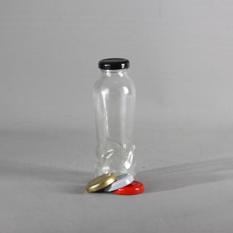 250cc 70 Adet Twistoff Kapaklı - Konserve Kapaklı Cam Şişe